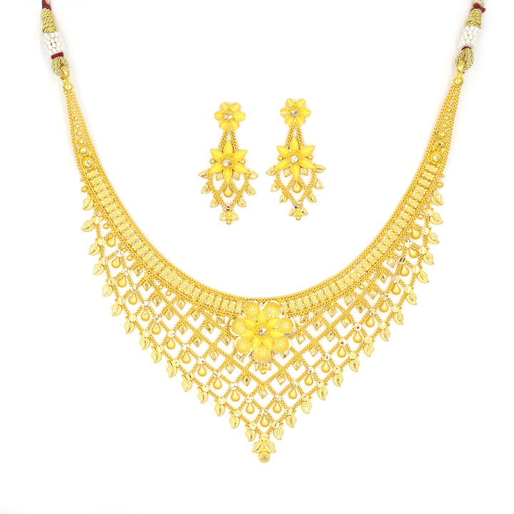 22K Gold Set Indian/kalkatta Design | Top Collection | Precious Jewelry