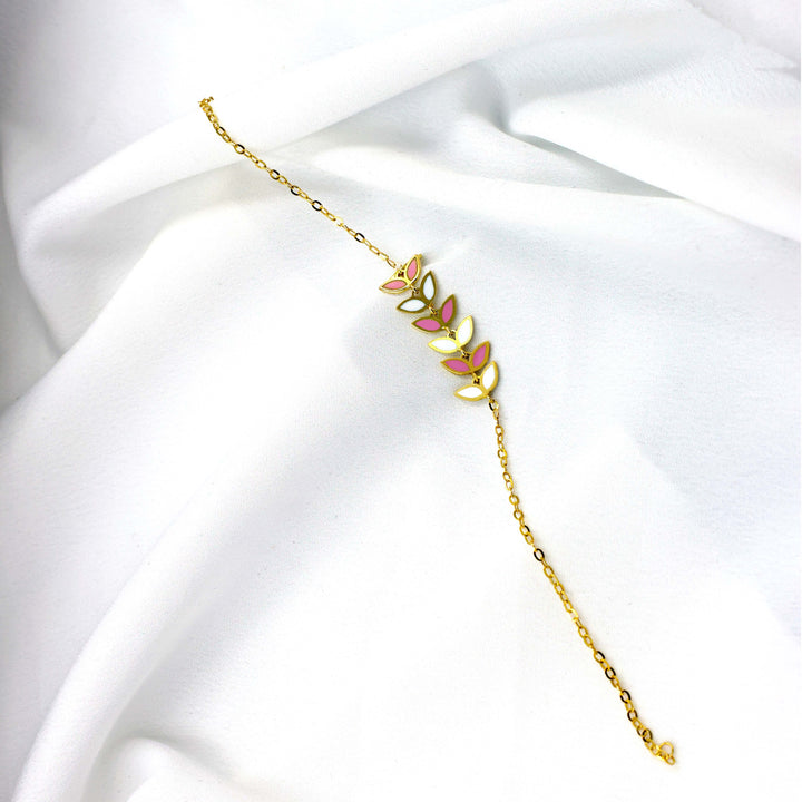 18K Exclusive Leaf Color Bracelet