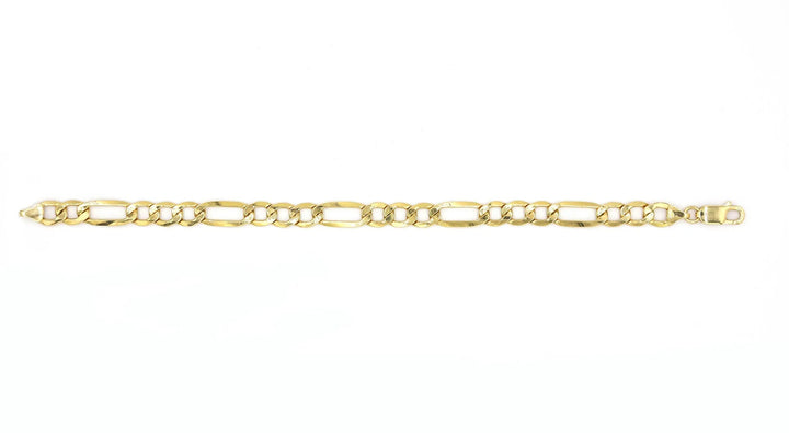 18K Figaro Bracelet