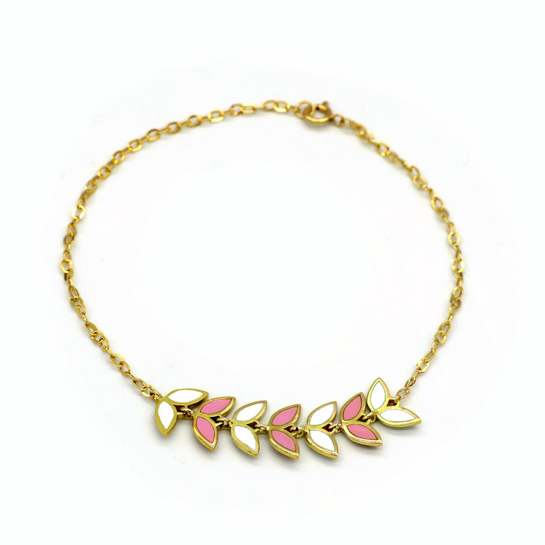 18K Exclusive Leaf Color Bracelet