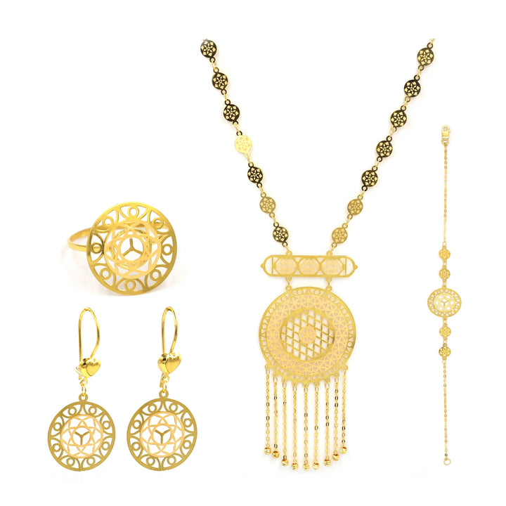 21K Gold Jewelry Set GoldGift