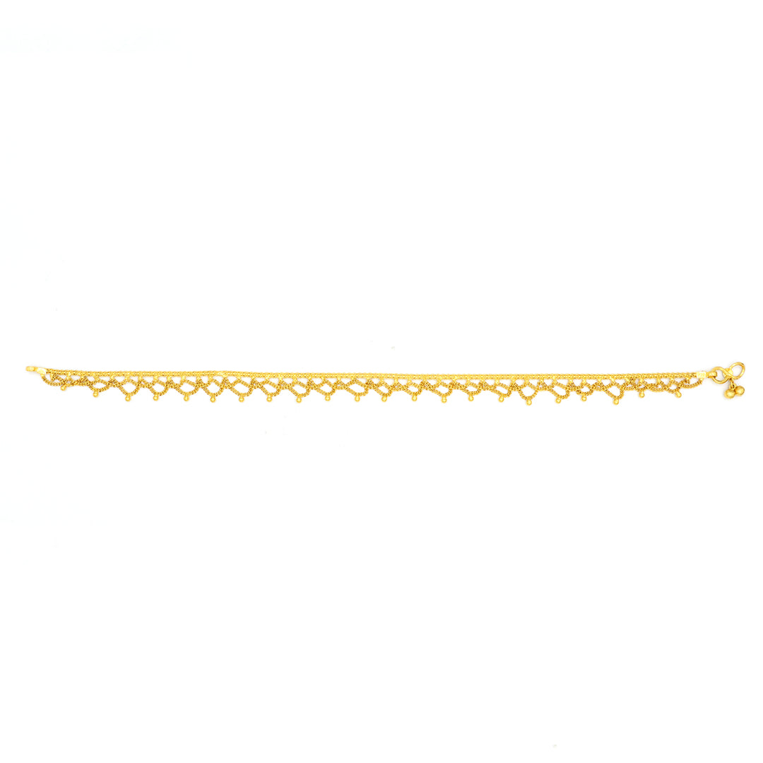 22K Gold Anklet