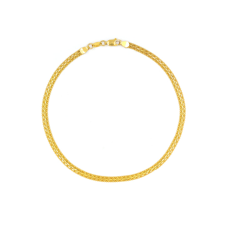 22K Gold Anklet AFA00674