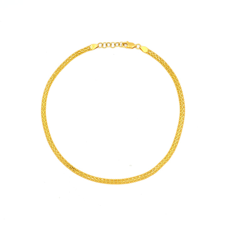 22K Gold Anklet