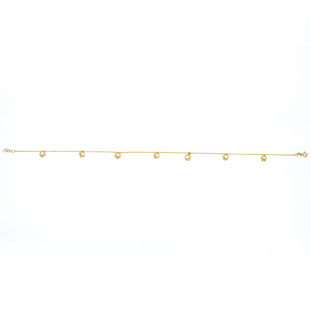 18K Gold Anklet AFA00755