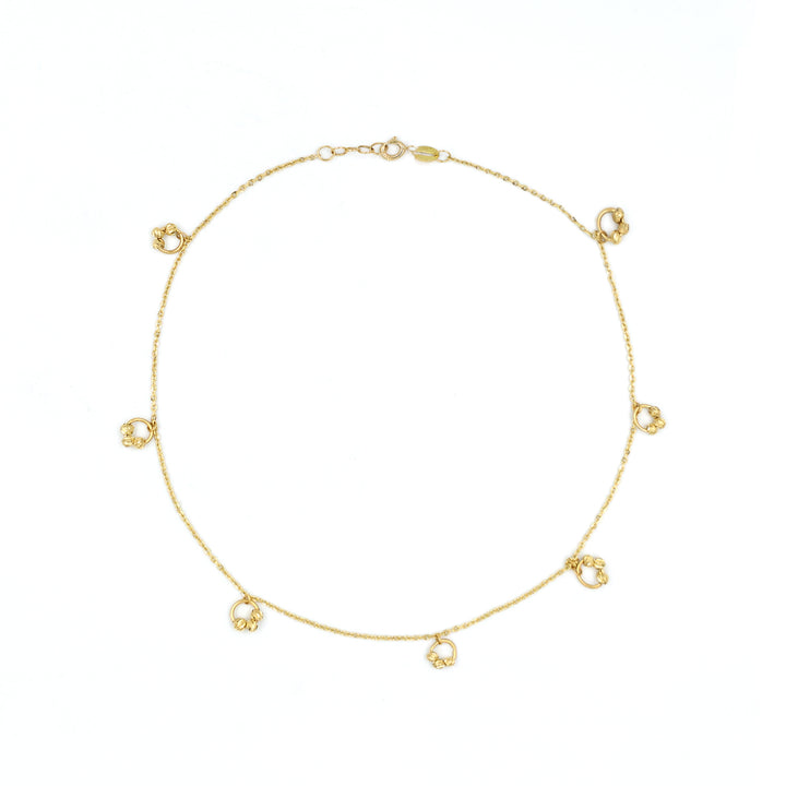 18K Gold Anklet AFA00755