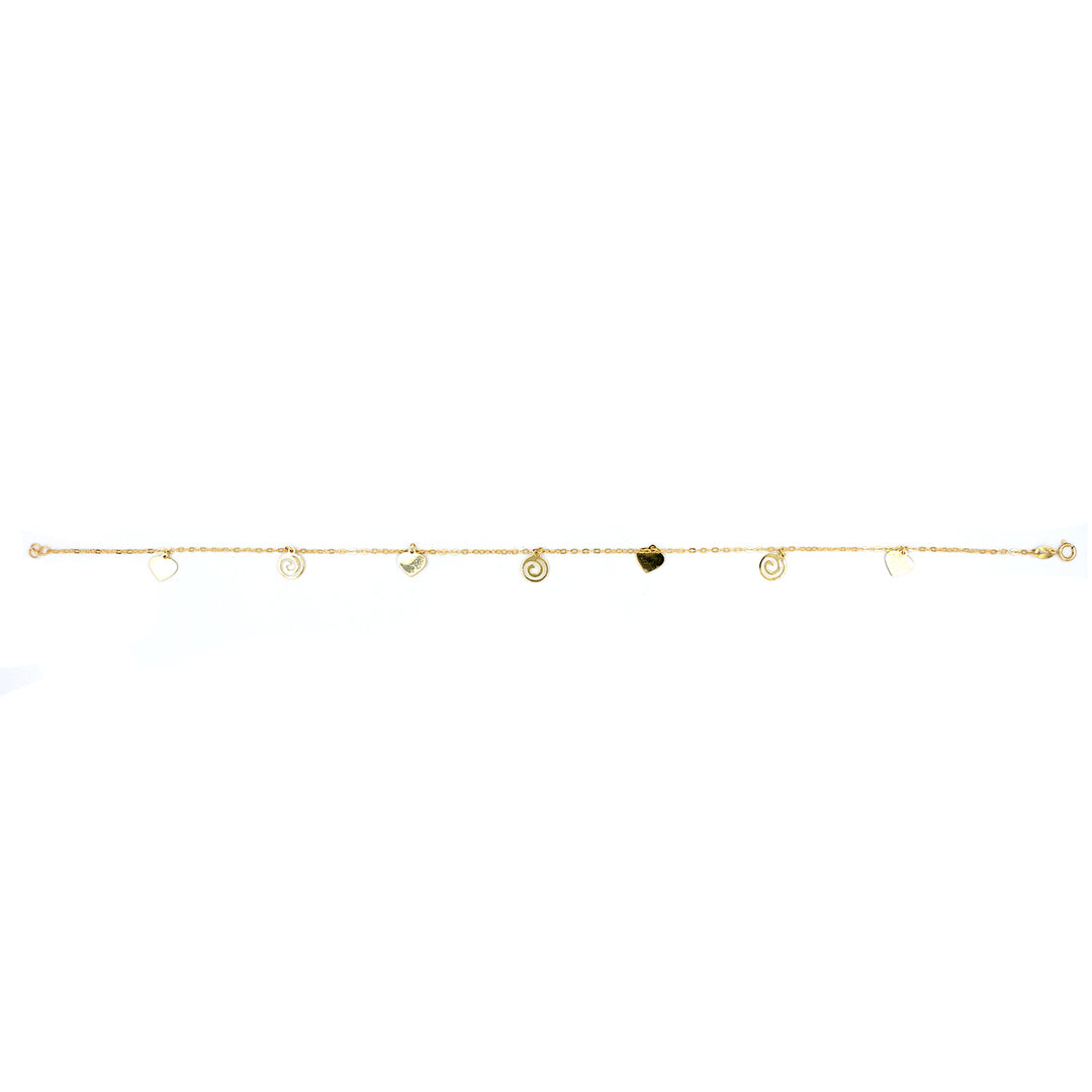 18K Gold Anklet AFA00763