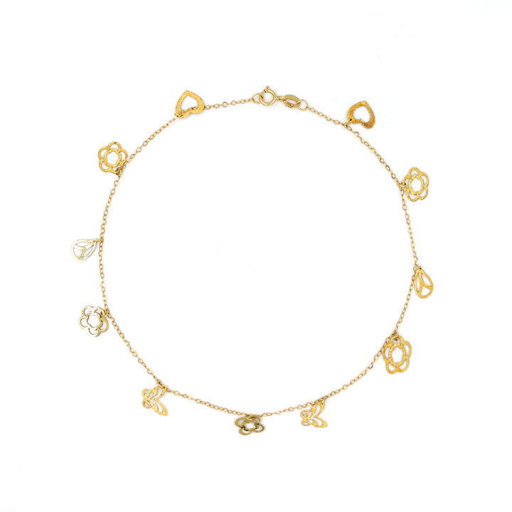 18K Gold Anklet AFA00792