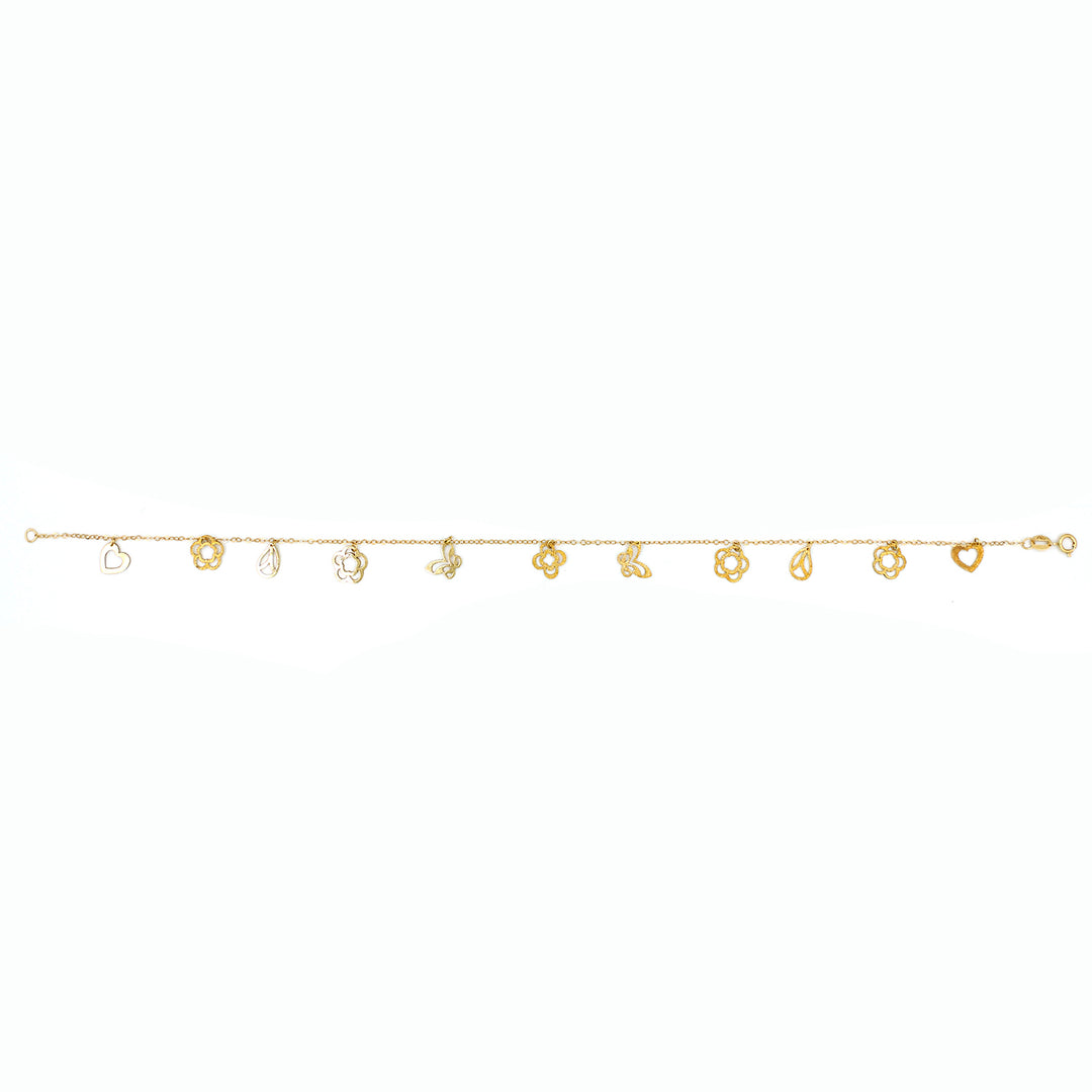 18K Gold Anklet AFA00792