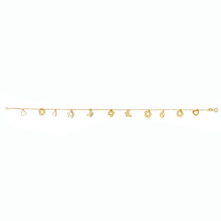 18K Gold Anklet AFA00792