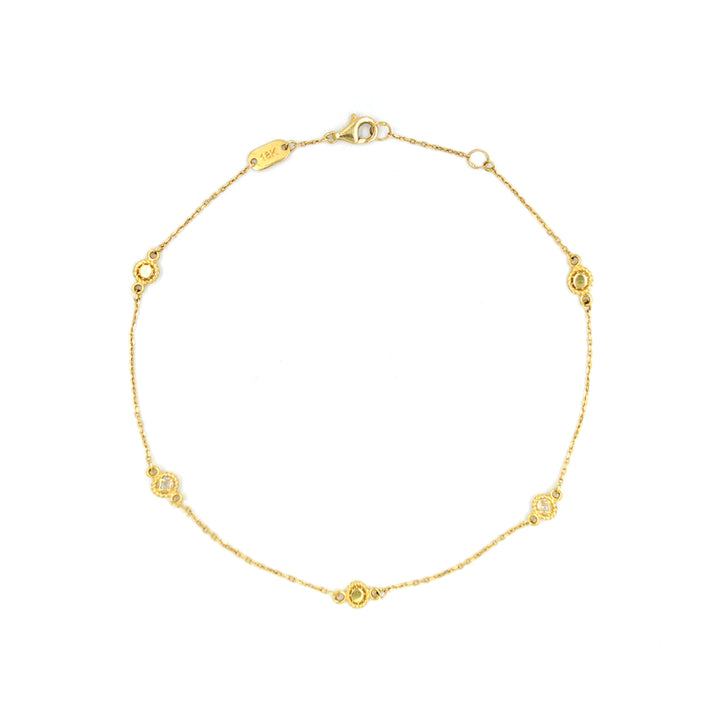 18K Gold Anklet AFA00793