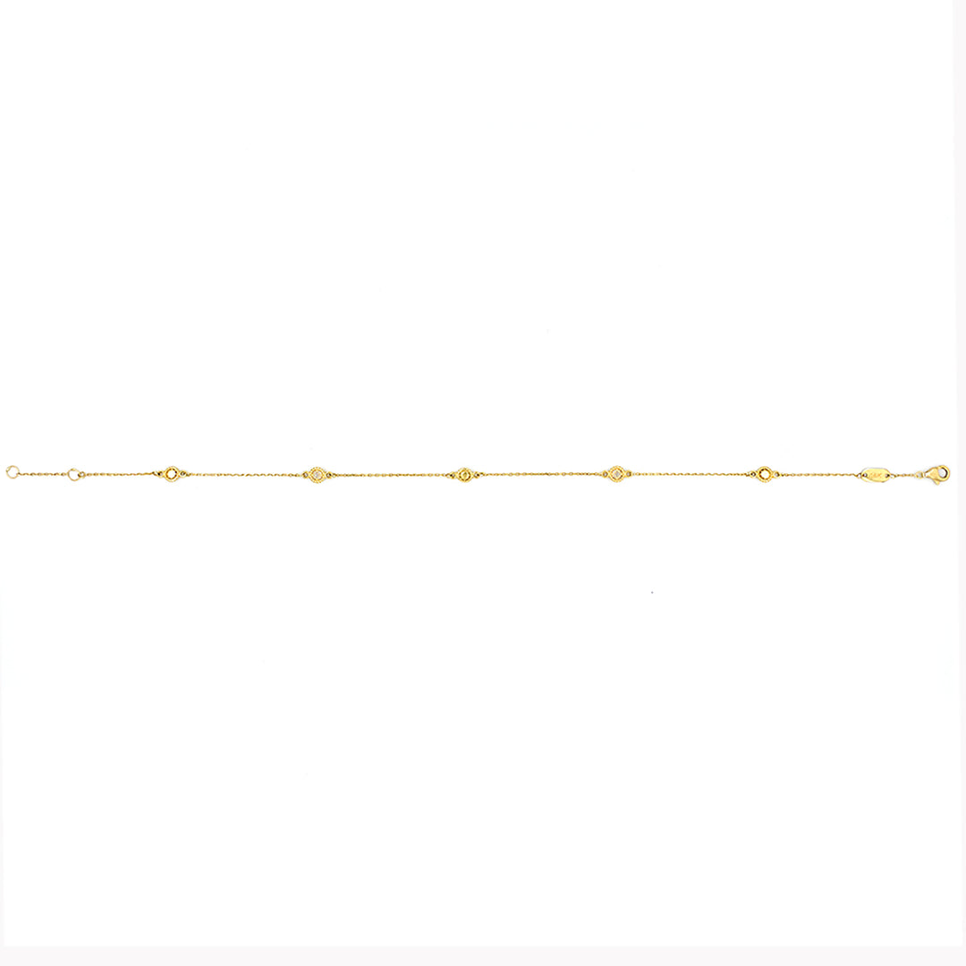 18K Gold Anklet AFA00793