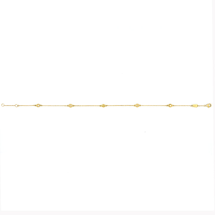 18K Gold Anklet AFA00793