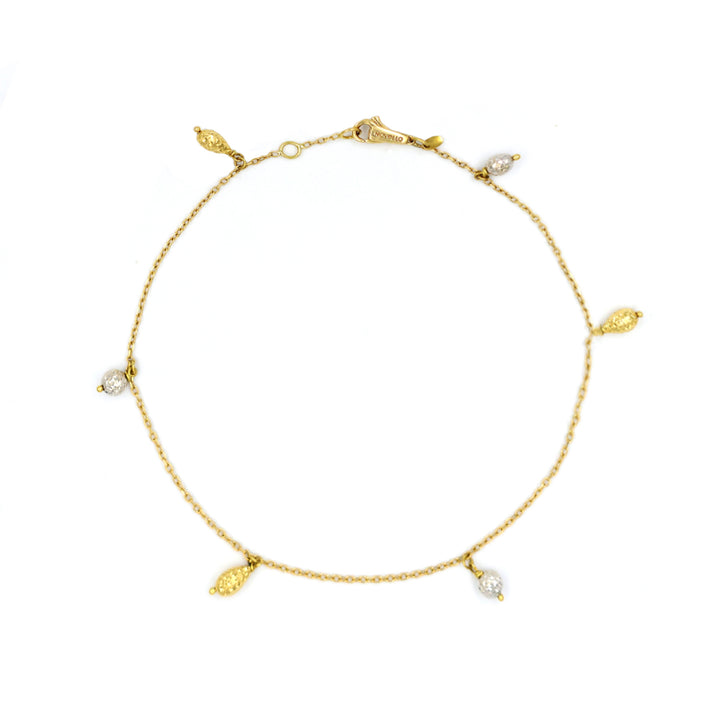 18K Gold Anklet AFA00794