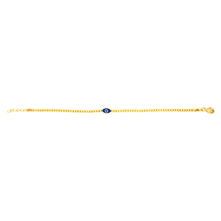 18K Evil Eye Gold Bracelet AFB07057