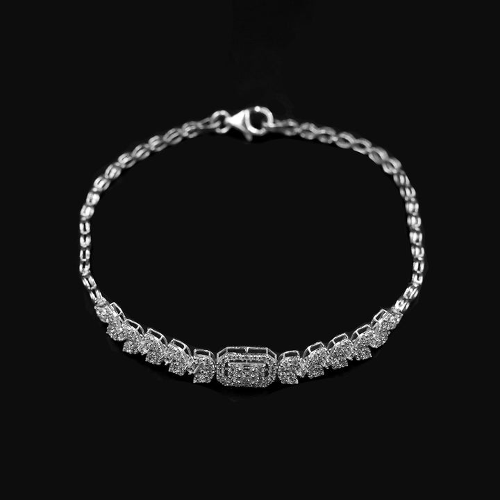 18K White Gold Bracelet No Making Charges AFB07081