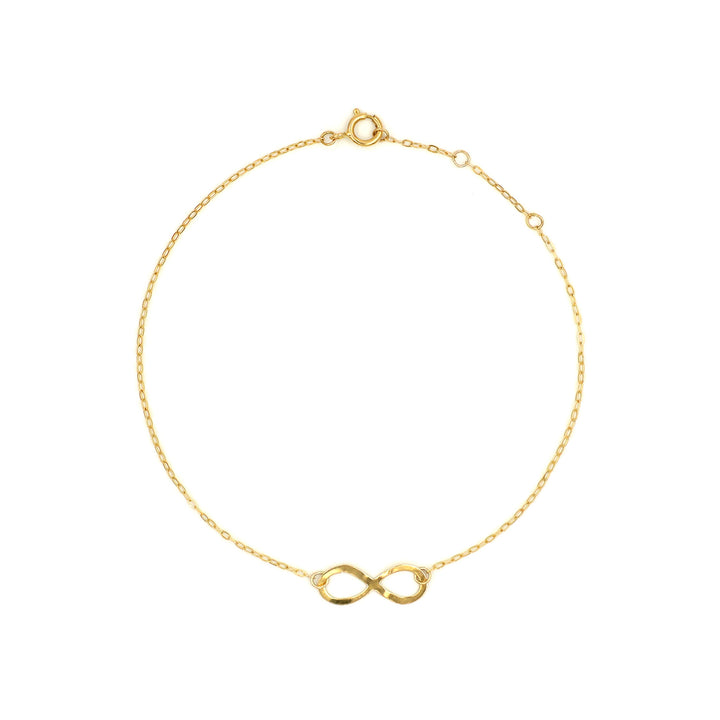 21K Gold Infinity Bracelet AFB07786