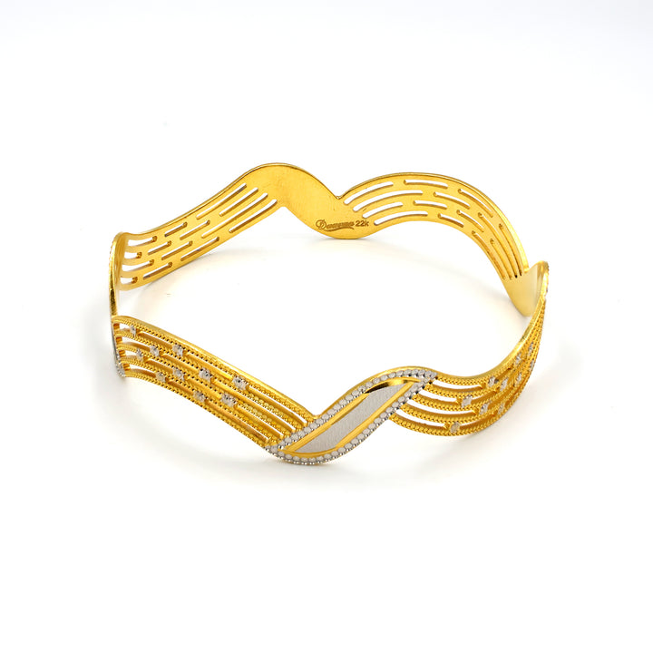 22K Gold Bangle AFBG00066