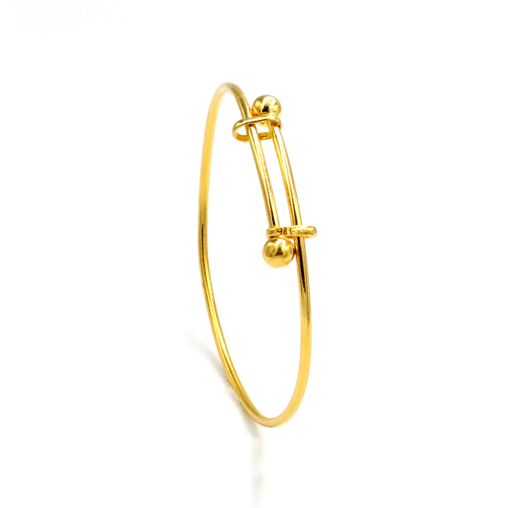 22K Gold Bangle AFBG00333