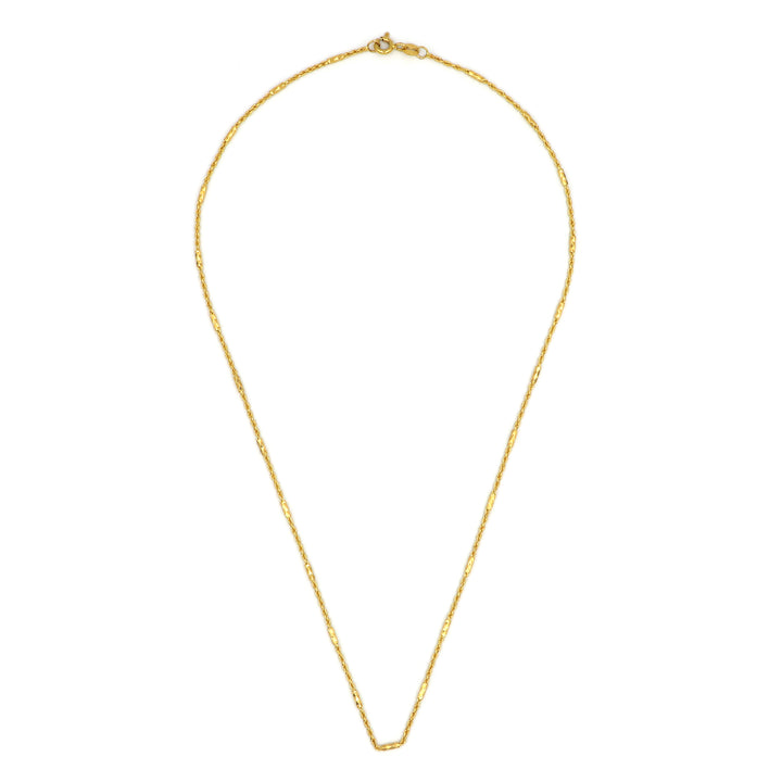 Classic 22K Gold Rope Chain with Pipe