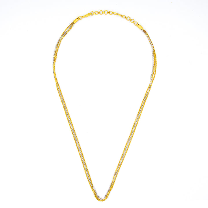 21K Gold Link Chain with 3 layer Chain Design 33