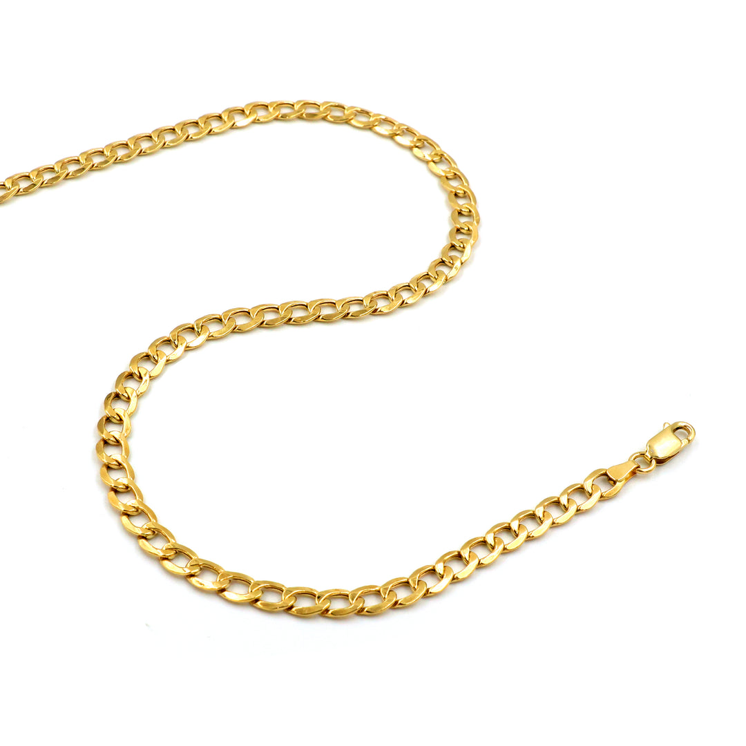 18K Gold Curb Chain