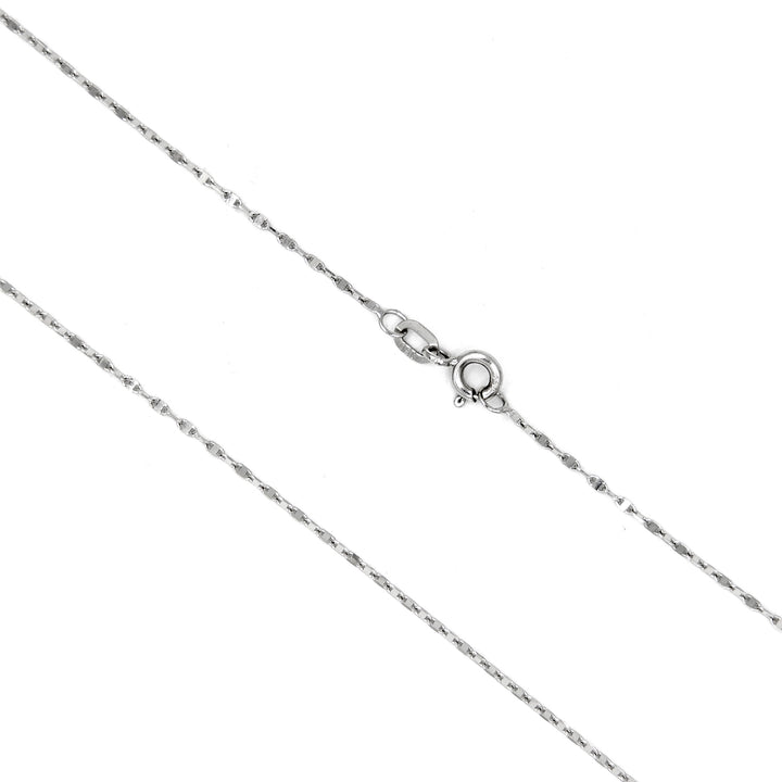 18K White Gold Chain Design 06