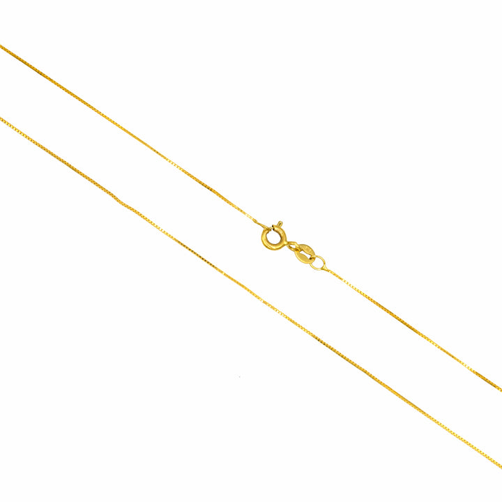 22K Gold Box Chain