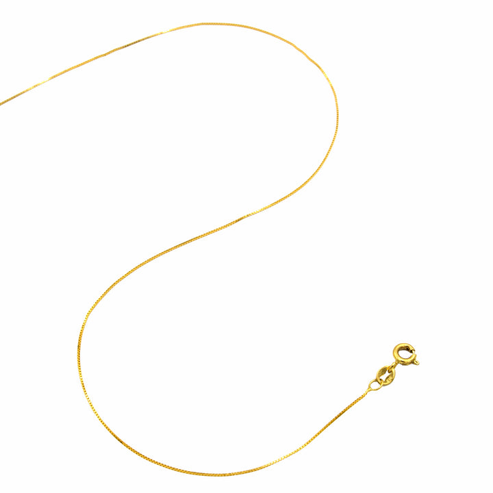 22K Gold Box Chain