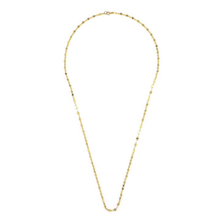 21K Gold Marina Style Link Chain Necklace