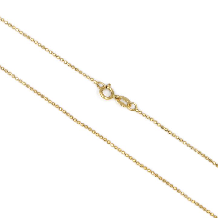 Beautiful 18K Gold Balls Chain Necklace