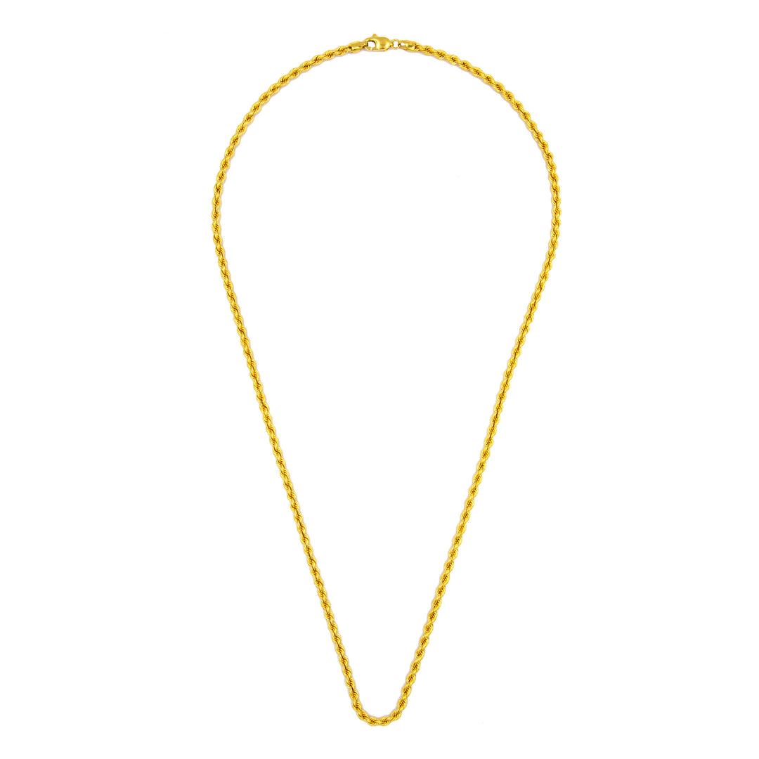 22K Gold Rope Chain