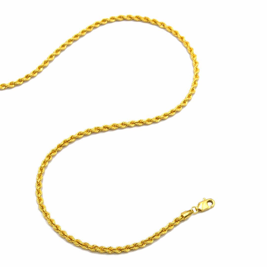 22K Gold Rope Chain