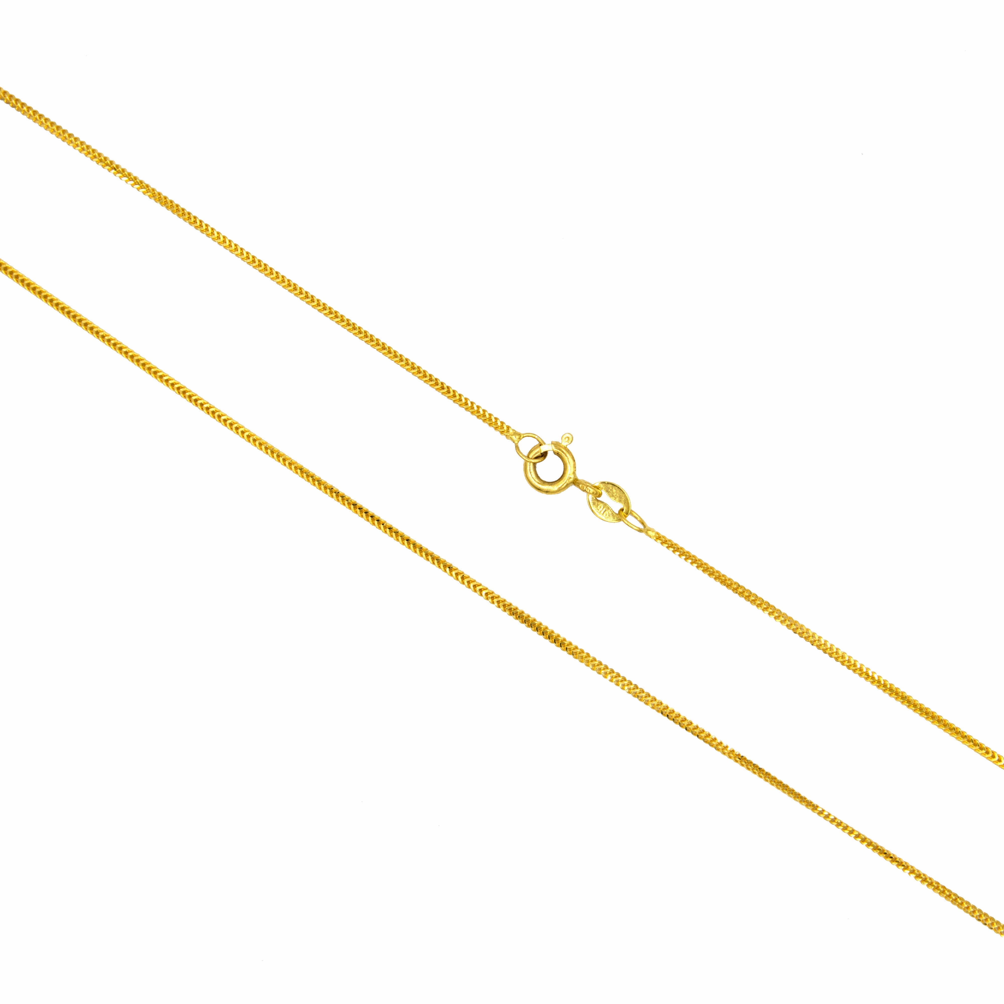 22K Gold V Chain – Al Fanan Jewellery