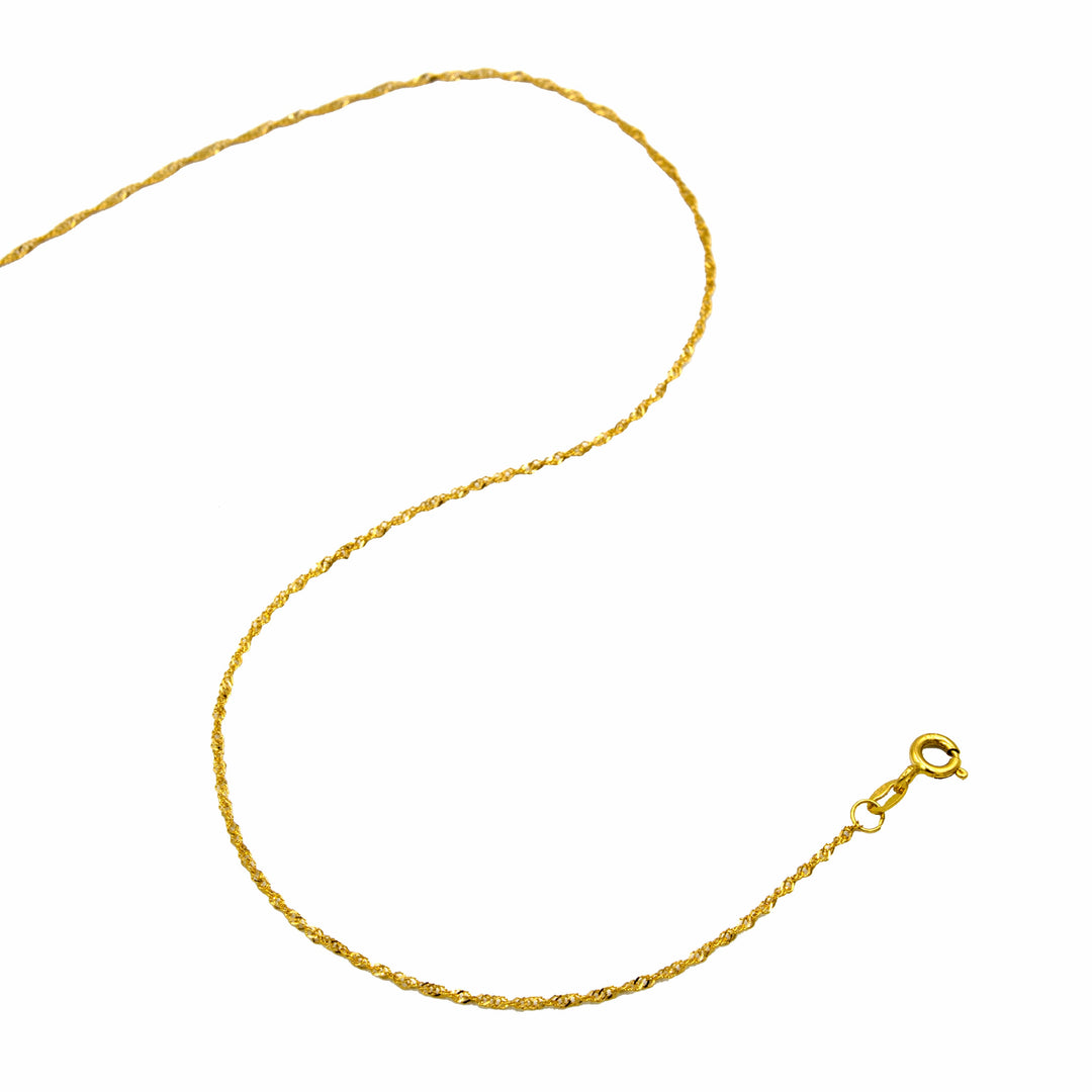 22K Gold Light Disco Chain