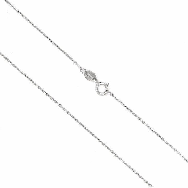 18K White Gold Link Chain AFC04774