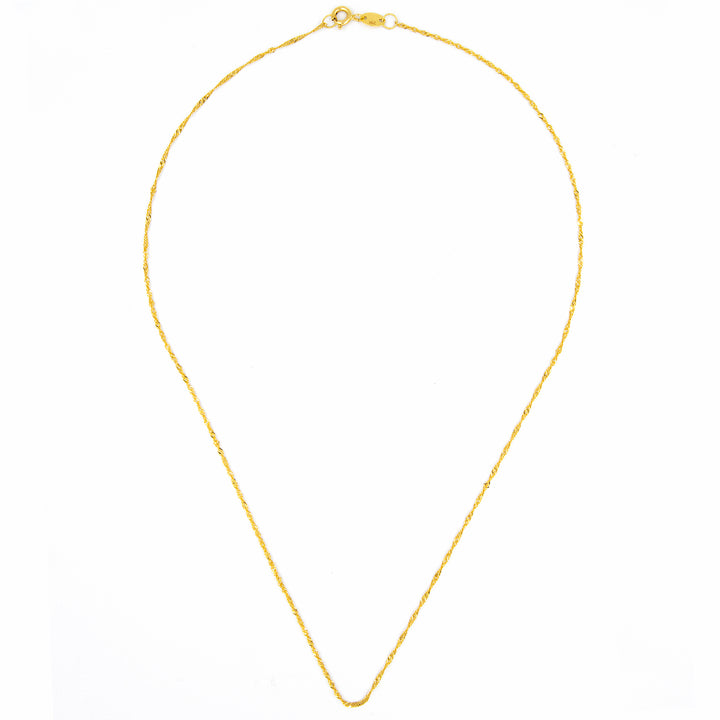 21K Gold Disco Chain