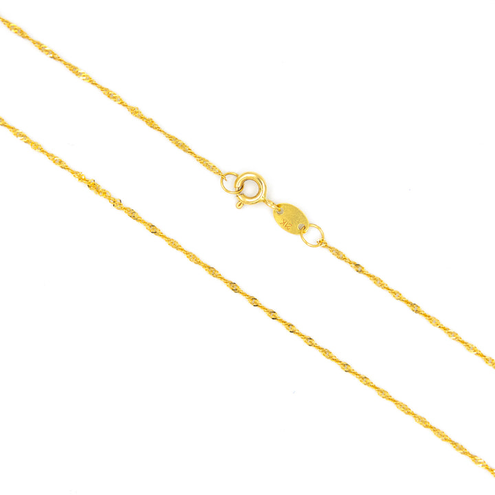 21K Gold Disco Chain