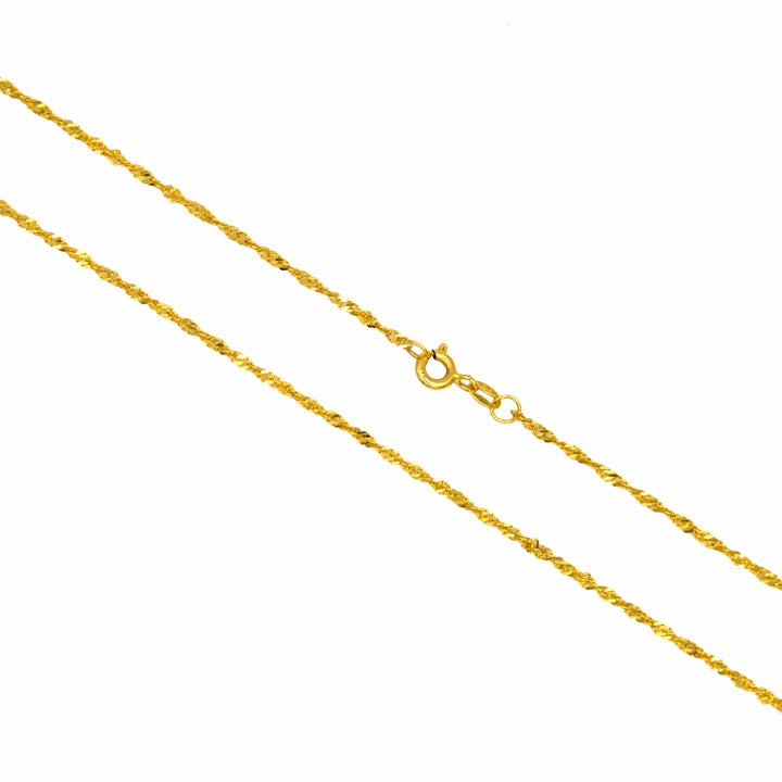 22K Gold Disco Chain