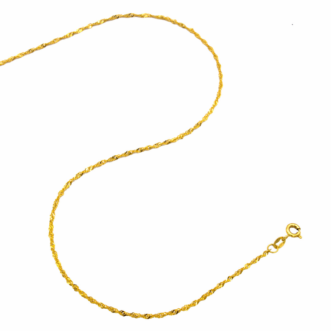 22K Gold Disco Chain