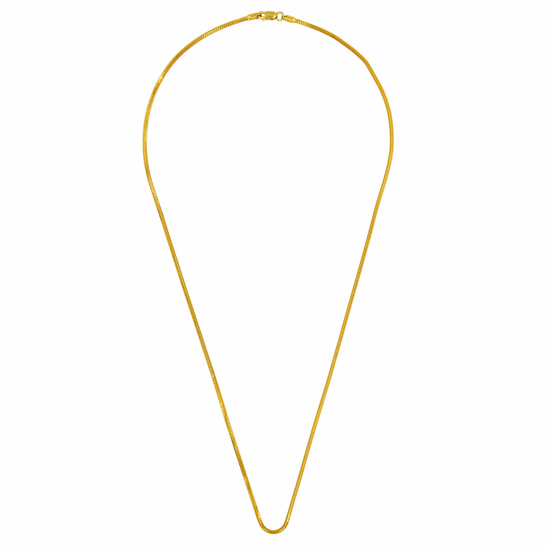 22K Gold Hollow Chain