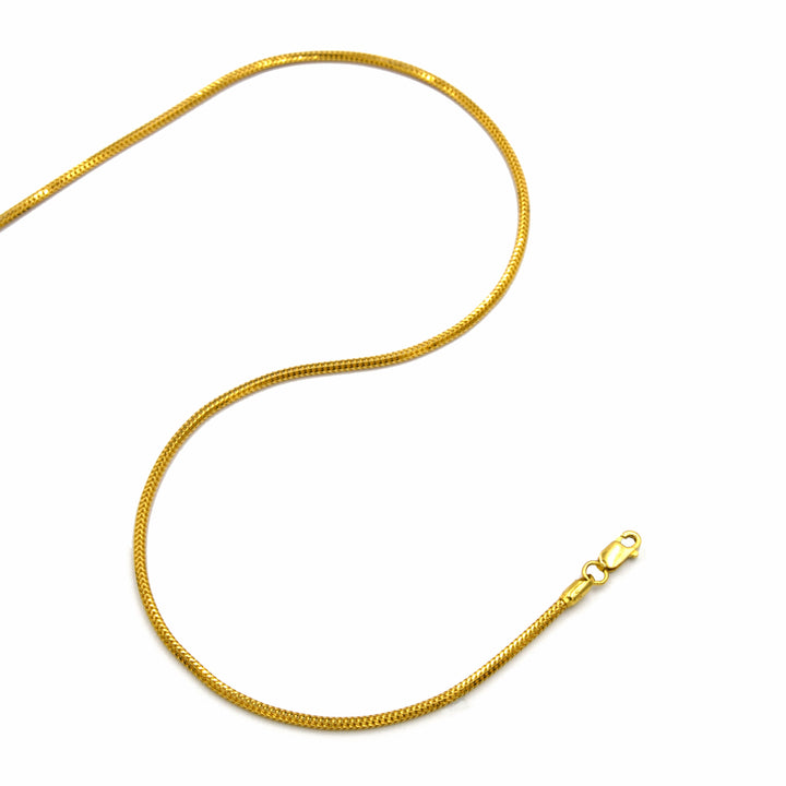 22K Gold Hollow Chain