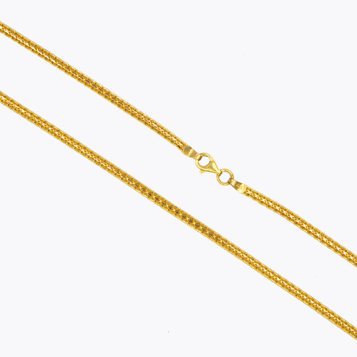 22K Gold Long Milan Chain