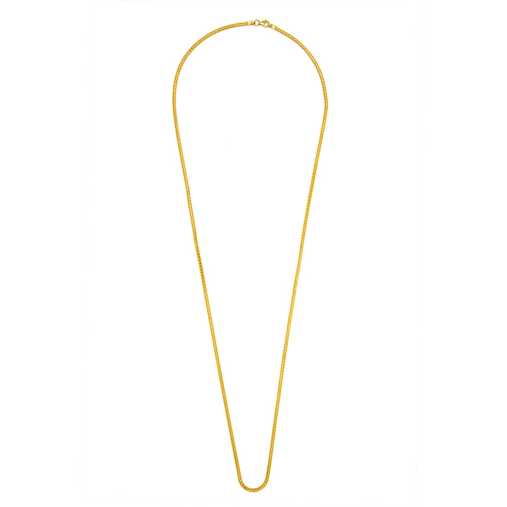 22K Gold Long Milan Chain