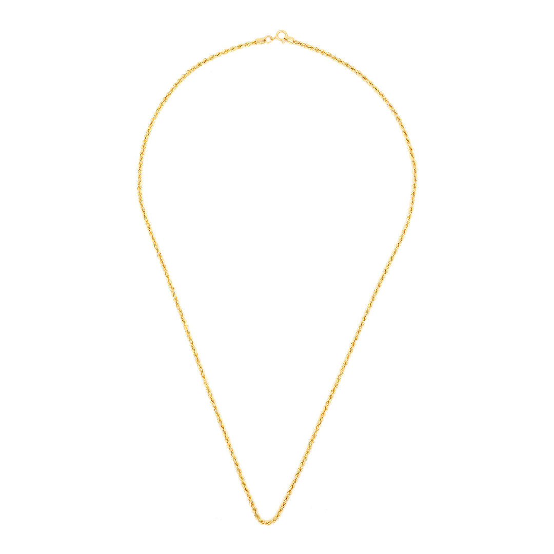 18K Gold Rope Chain