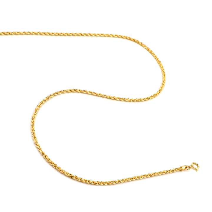 18K Gold Rope Chain