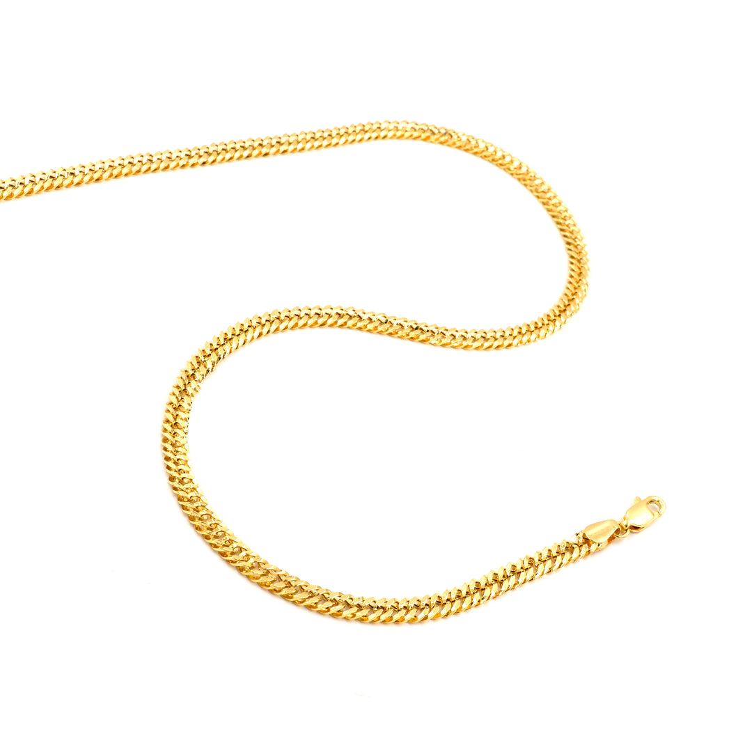 18K Gold Hollow Cuban Chain