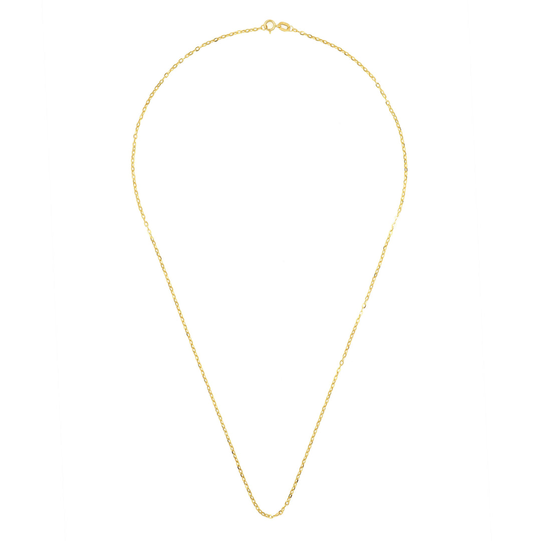 18K Gold Delicate Link Chain