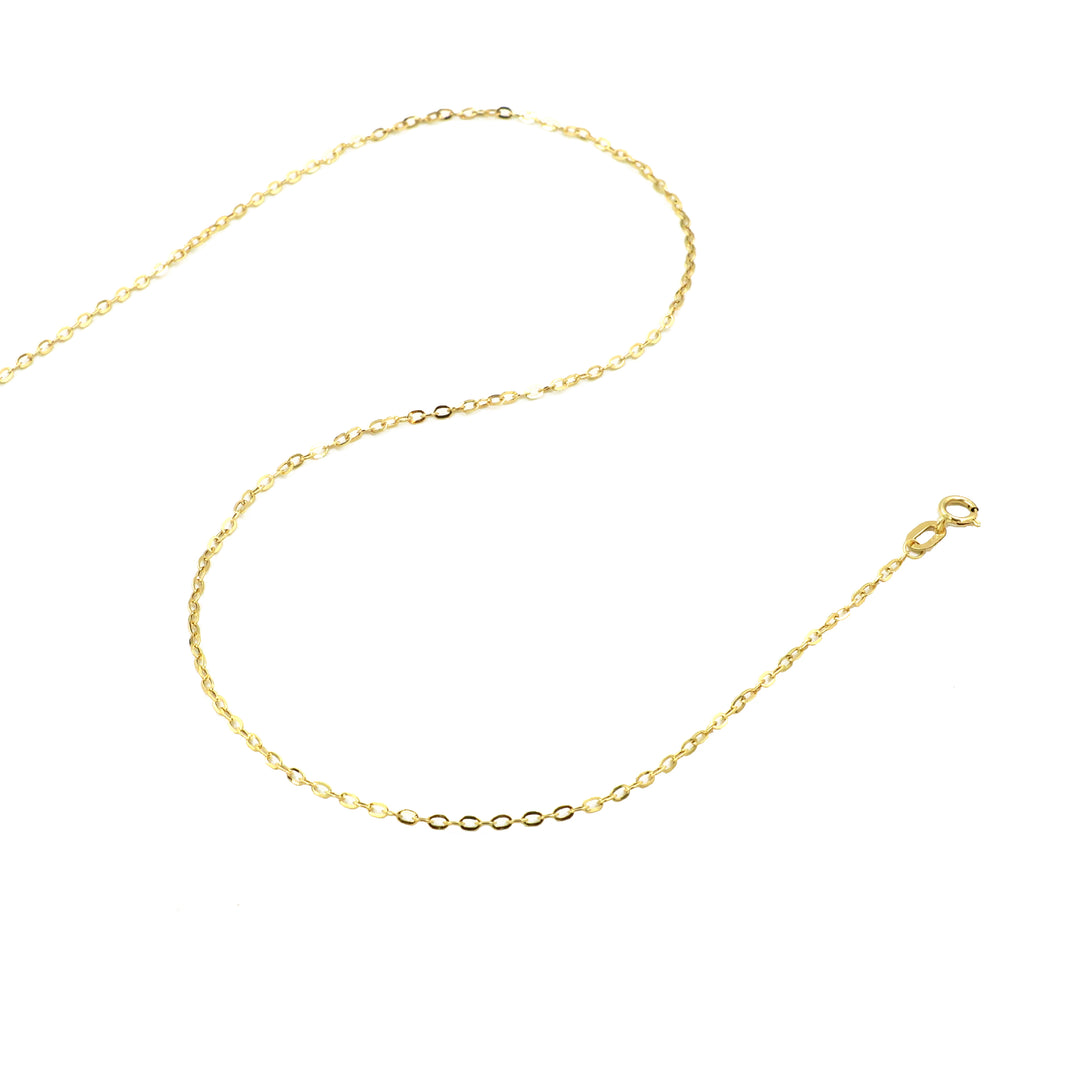 18K Gold Delicate Link Chain