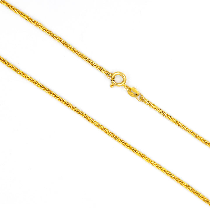 21K Gold Spike Chain